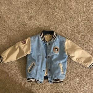 Mickey Mouse bomber Jean jacket